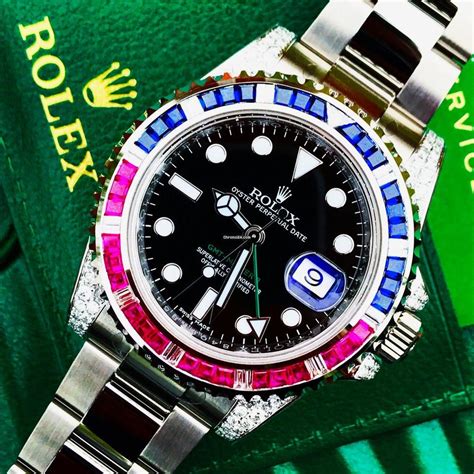 rolex gmt master pesi|rolex gmt pepsi diamond bezel.